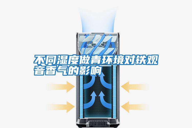不同濕度做青環境對鐵觀音香氣的影響