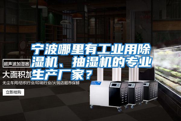 寧波哪里有工業(yè)用除濕機(jī)、抽濕機(jī)的專業(yè)生產(chǎn)廠家？