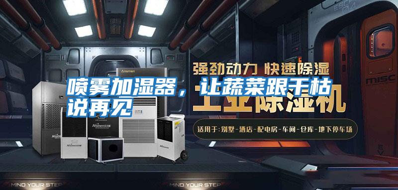 噴霧加濕器，讓蔬菜跟干枯說(shuō)再見