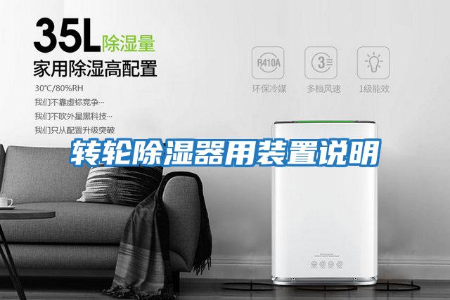轉輪除濕器用裝置說明