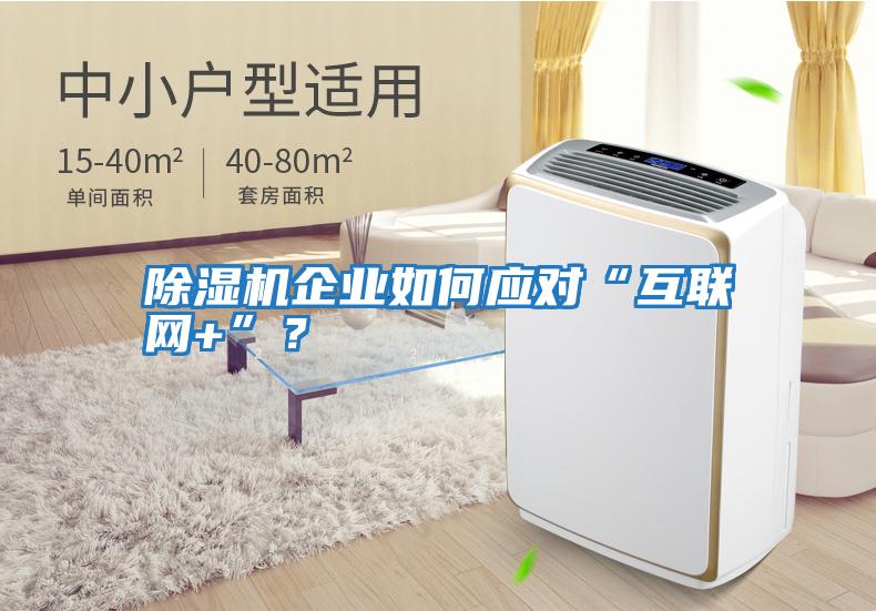 除濕機企業如何應對“互聯網+”？