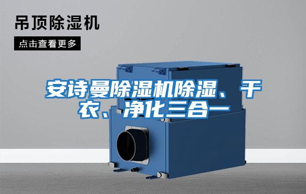 安詩曼除濕機(jī)除濕、干衣、凈化三合一