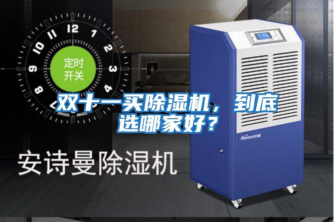 雙十一買除濕機，到底選哪家好？