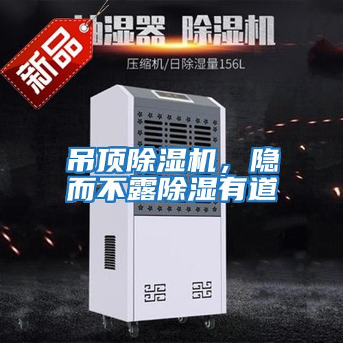 吊頂除濕機，隱而不露除濕有道
