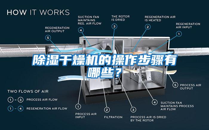 除濕干燥機的操作步驟有哪些？