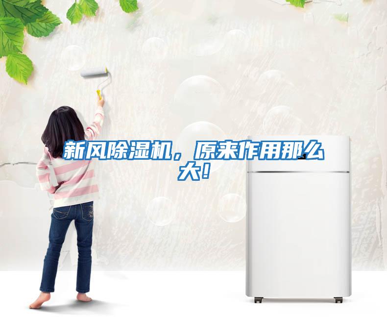 新風(fēng)除濕機，原來作用那么大！