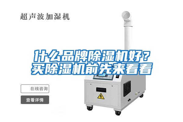 什么品牌除濕機(jī)好？買除濕機(jī)前先來看看