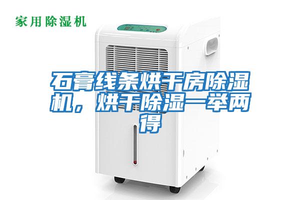 石膏線條烘干房除濕機，烘干除濕一舉兩得