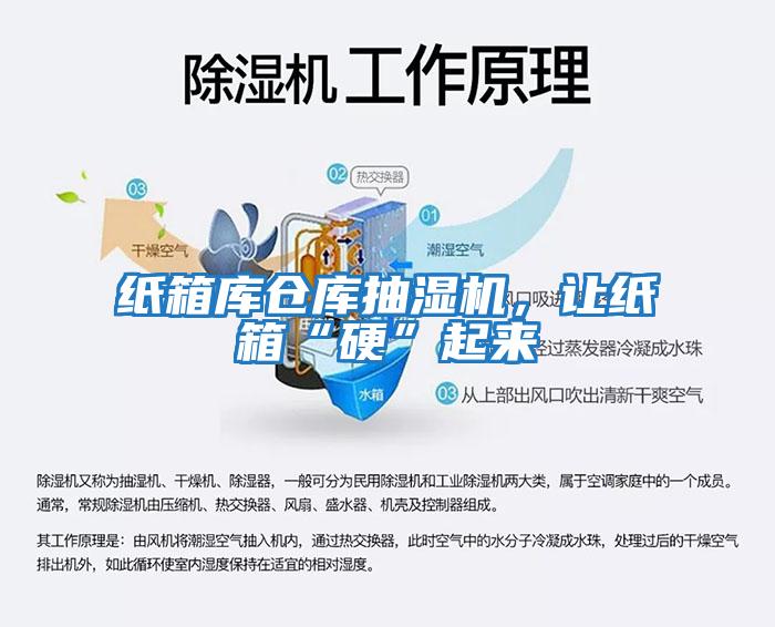 紙箱庫倉庫抽濕機，讓紙箱“硬”起來