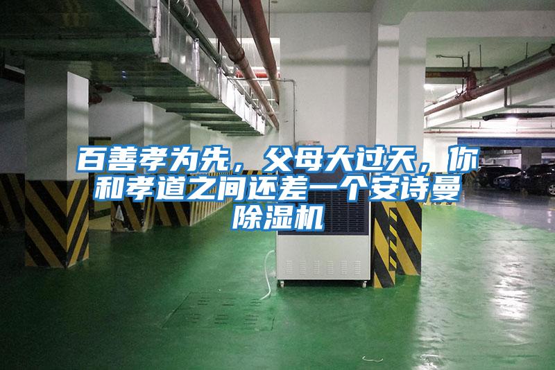 百善孝為先,父母大過天,你和孝道之間還差一個安詩曼除濕機