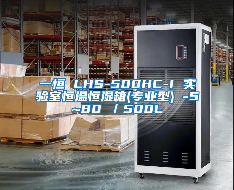 一恒 LHS-500HC-I 實驗室恒溫恒濕箱(專業(yè)型) -5~80℃/500L