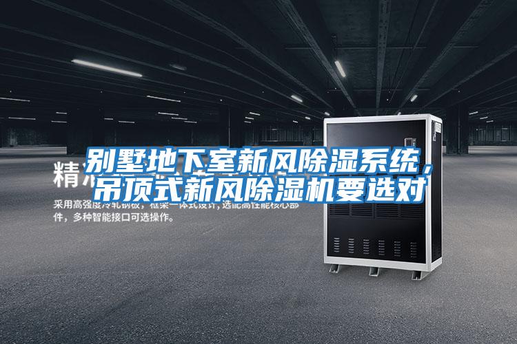 別墅地下室新風除濕系統，吊頂式新風除濕機要選對