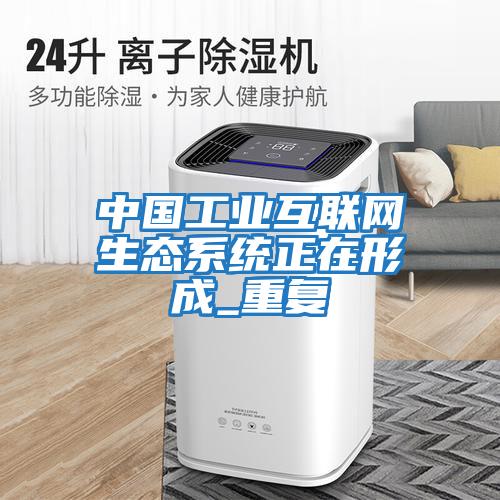 中國工業(yè)互聯(lián)網(wǎng)生態(tài)系統(tǒng)正在形成_重復