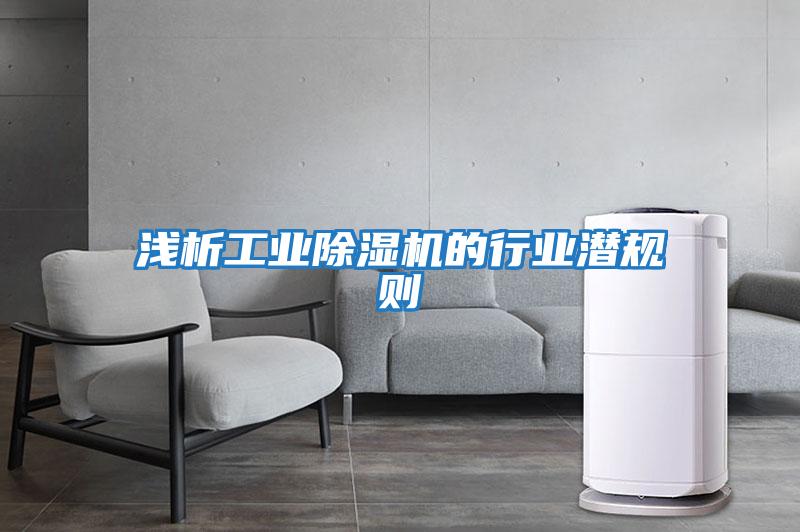 淺析工業除濕機的行業潛規則