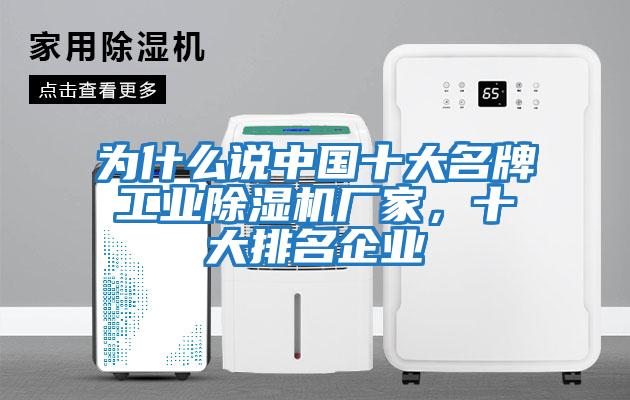 為什么說中國十大名牌工業除濕機廠家，十大排名企業