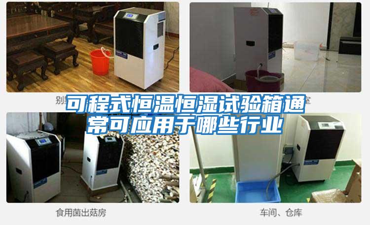 可程式恒溫恒濕試驗(yàn)箱通常可應(yīng)用于哪些行業(yè)