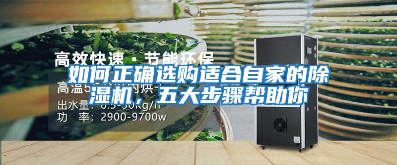 如何正確選購適合自家的除濕機，五大步驟幫助你