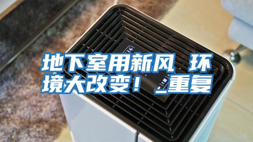 地下室用新風 環境大改變！_重復