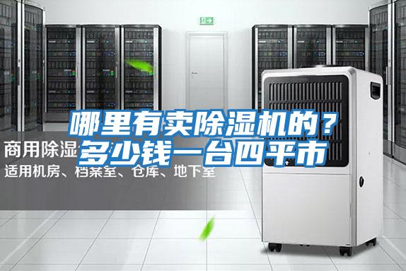哪里有賣除濕機的？多少錢一臺四平市