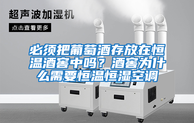 必須把葡萄酒存放在恒溫酒窖中嗎？酒窖為什么需要恒溫恒濕空調