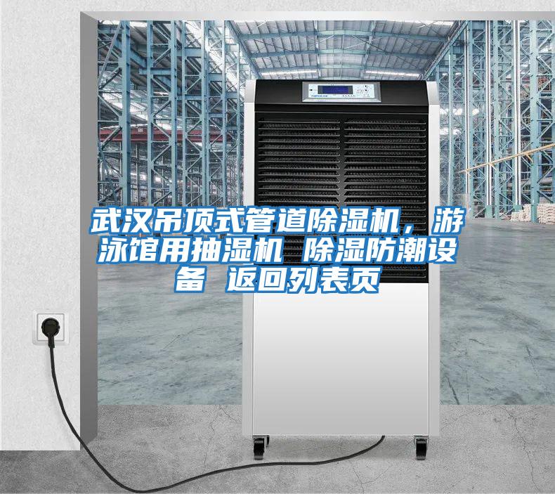 武漢吊頂式管道除濕機，游泳館用抽濕機 除濕防潮設備 返回列表頁