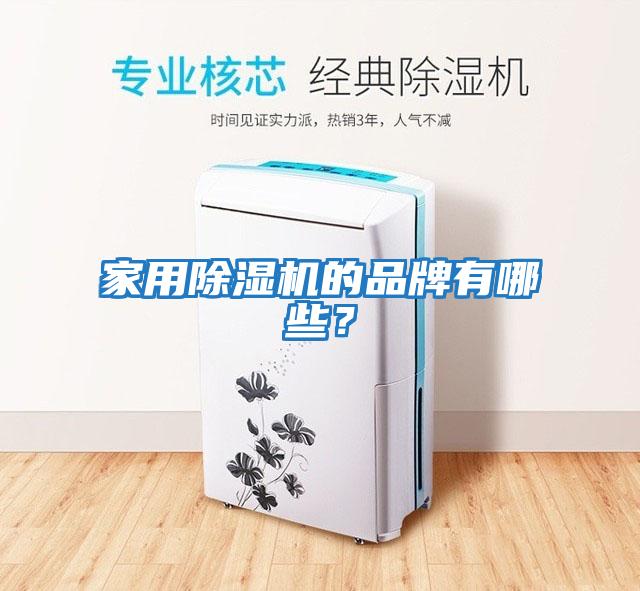 家用除濕機的品牌有哪些？