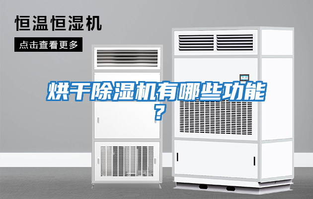 烘干除濕機有哪些功能？