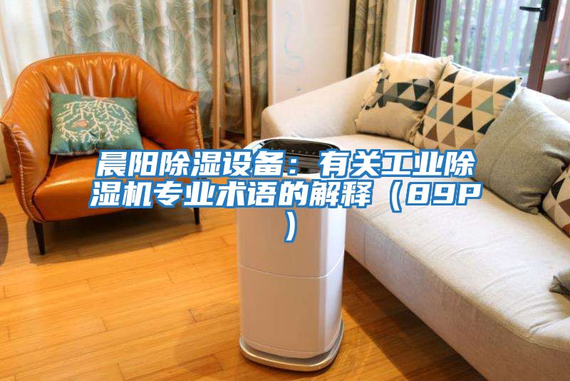 晨陽除濕設(shè)備：有關(guān)工業(yè)除濕機專業(yè)術(shù)語的解釋（89P）