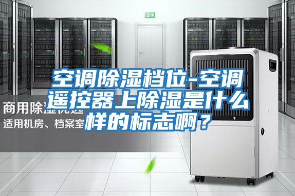 空調除濕檔位-空調遙控器上除濕是什么樣的標志啊？