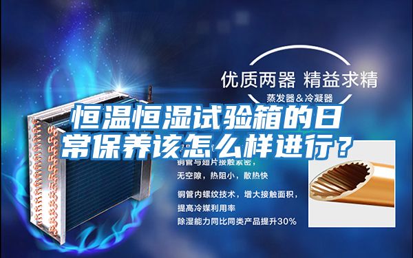 恒溫恒濕試驗(yàn)箱的日常保養(yǎng)該怎么樣進(jìn)行？