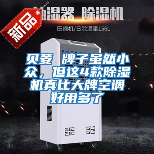 貝菱 牌子雖然小眾，但這4款除濕機真比大牌空調好用多了