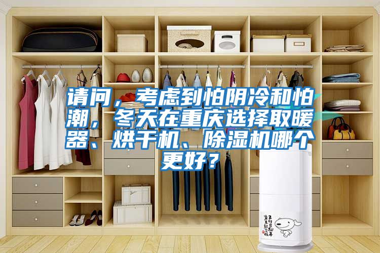 請問，考慮到怕陰冷和怕潮，冬天在重慶選擇取暖器、烘干機、除濕機哪個更好？
