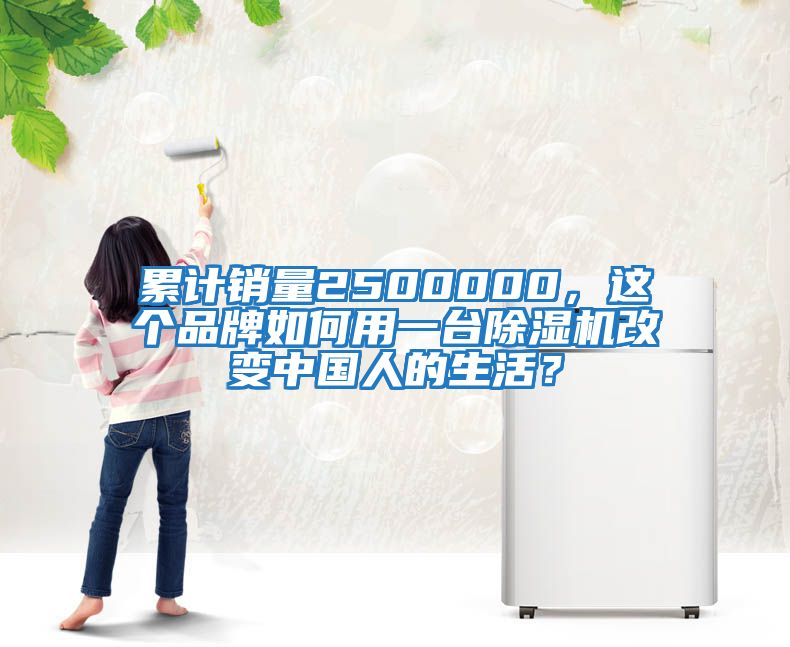 累計銷量2500000，這個品牌如何用一臺除濕機改變中國人的生活？