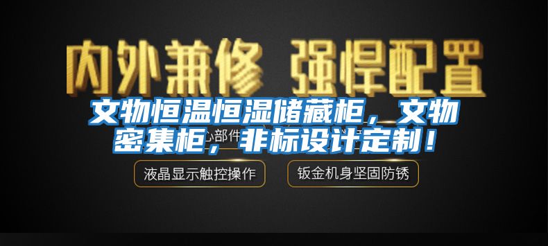 文物恒溫恒濕儲藏柜，文物密集柜，非標設計定制！