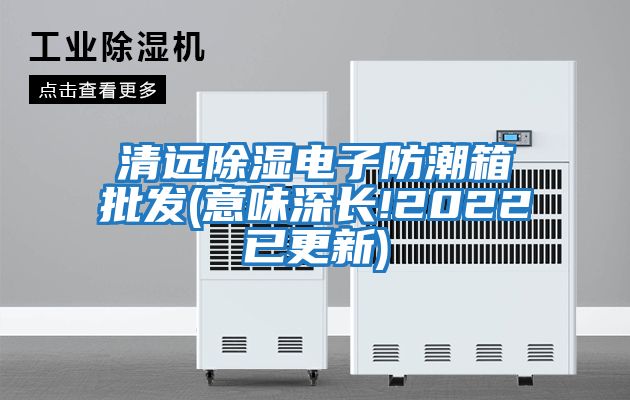清遠除濕電子防潮箱批發(fā)(意味深長!2022已更新)