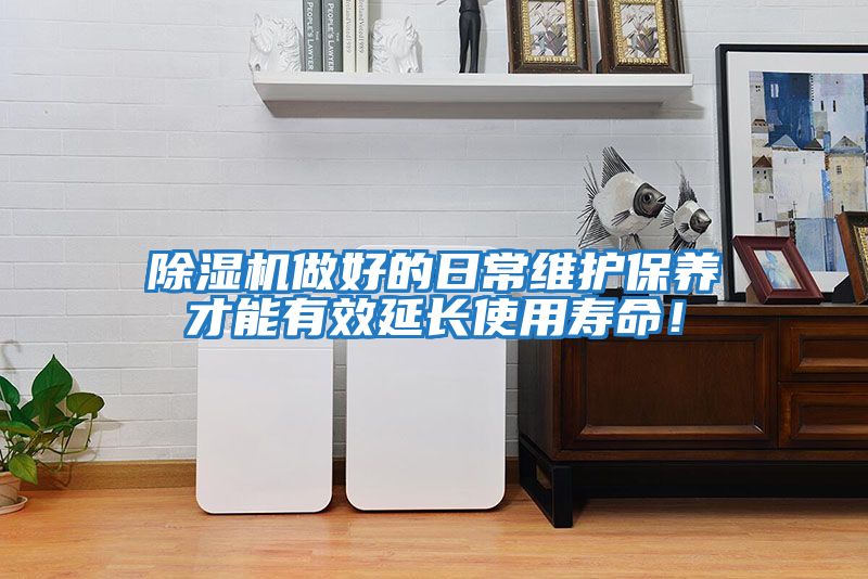 除濕機做好的日常維護保養才能有效延長使用壽命！