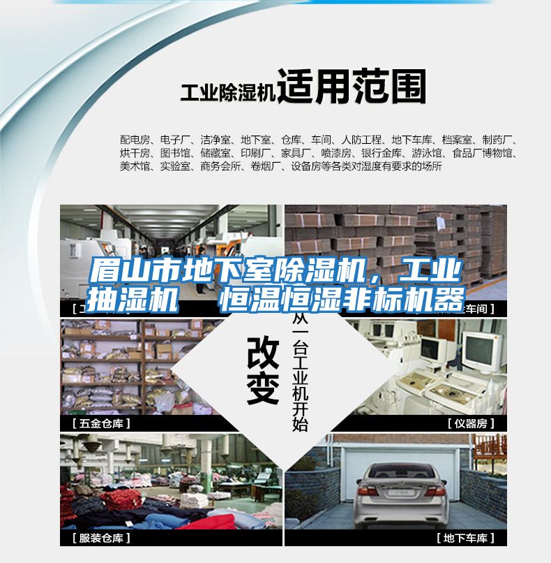 眉山市地下室除濕機(jī)，工業(yè)抽濕機(jī)  恒溫恒濕非標(biāo)機(jī)器