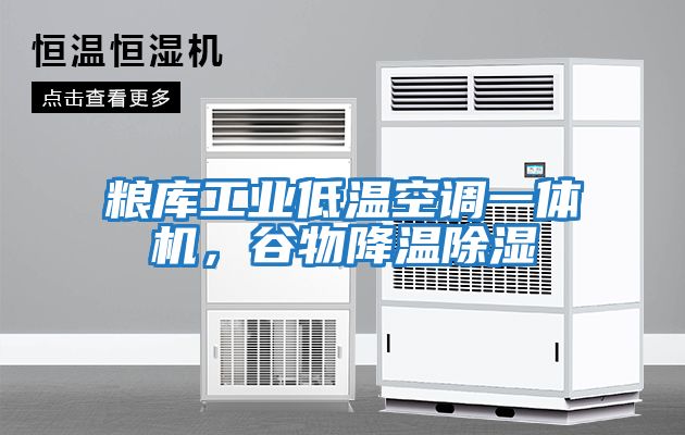 糧庫工業低溫空調一體機，谷物降溫除濕
