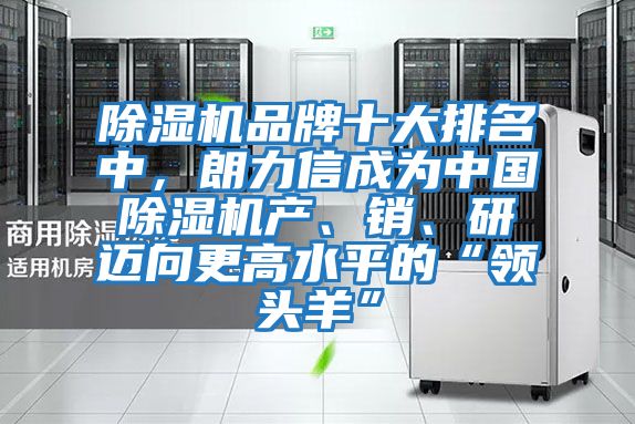 除濕機品牌十大排名中，朗力信成為中國除濕機產、銷、研邁向更高水平的“領頭羊”