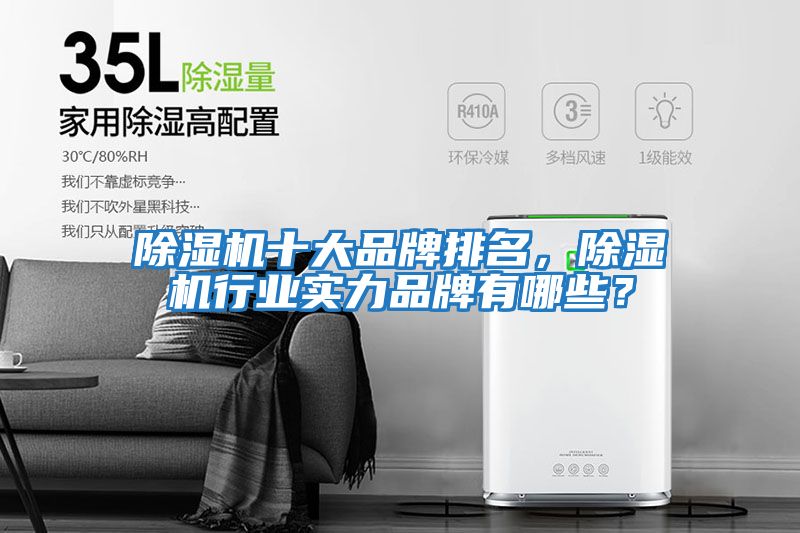 除濕機十大品牌排名，除濕機行業實力品牌有哪些？