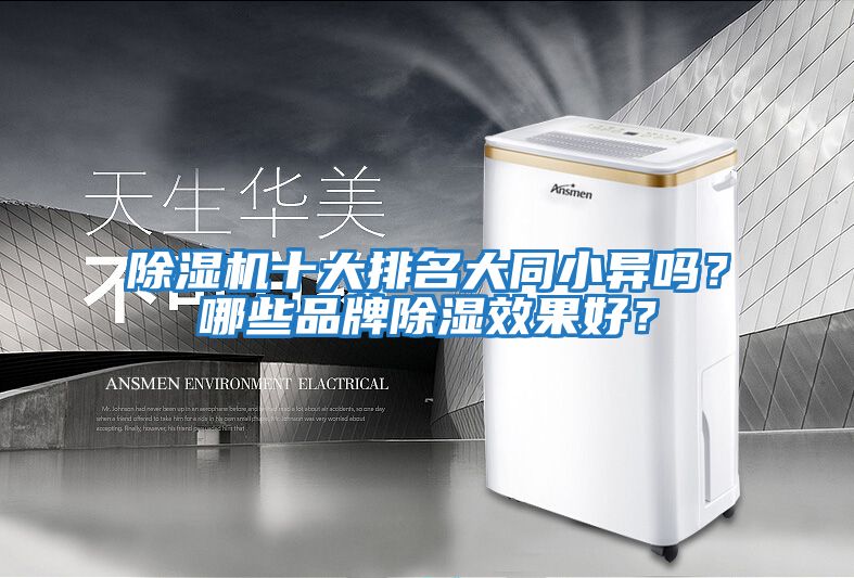除濕機(jī)十大排名大同小異嗎？哪些品牌除濕效果好？