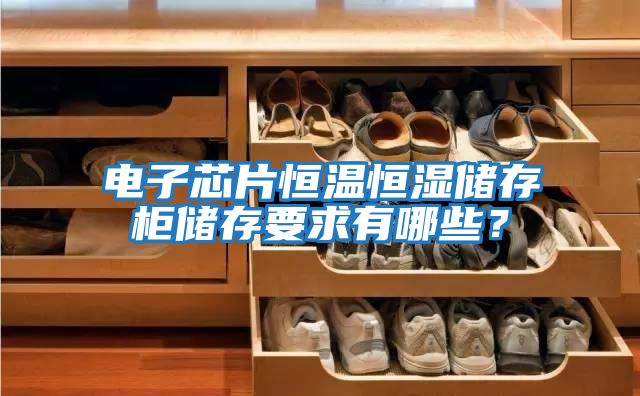 電子芯片恒溫恒濕儲存柜儲存要求有哪些？