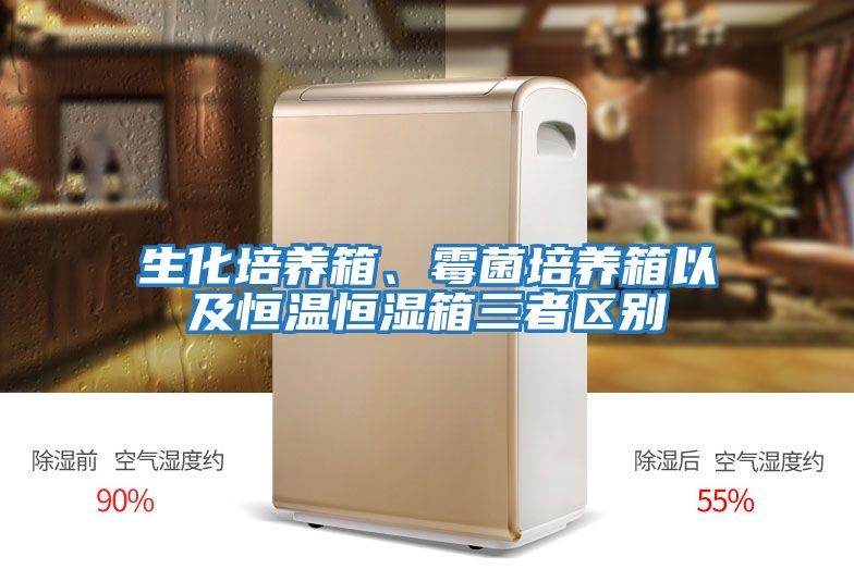 生化培養箱、霉菌培養箱以及恒溫恒濕箱三者區別