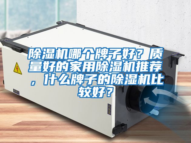 除濕機哪個牌子好？質量好的家用除濕機推薦，什么牌子的除濕機比較好？