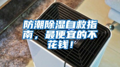 防潮除濕自救指南，最便宜的不花錢！